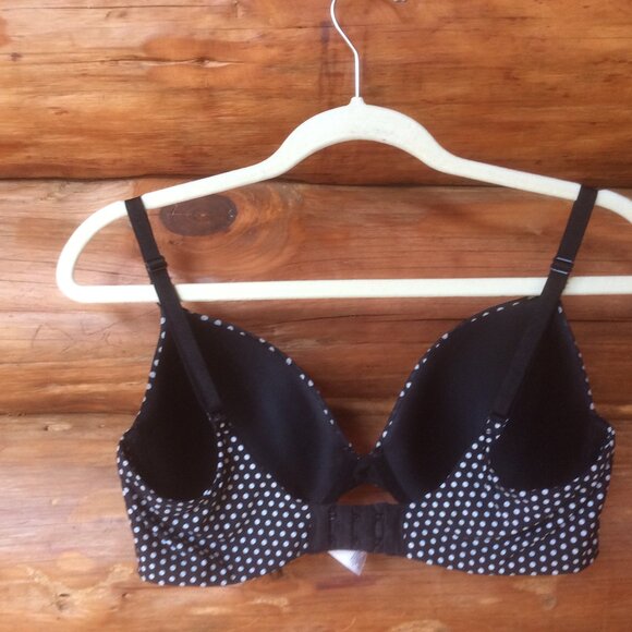 Victoria's Secret Perfect Coverage Polka Dot Underwire Convertible Bra Size 36D - Picture 2 of 5